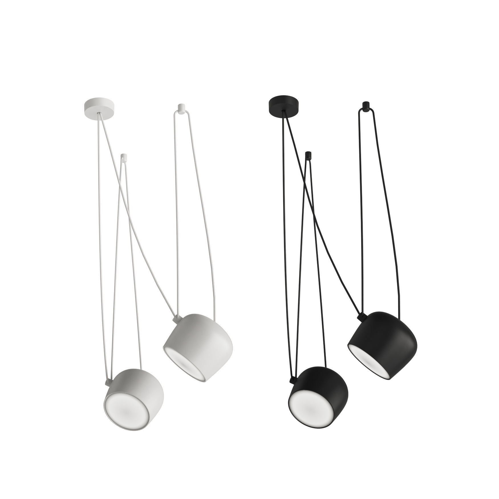 Flos Aim Lamps 3D model_6