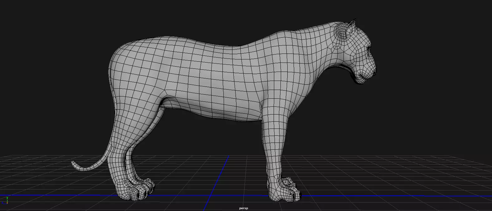 Animal - lion 3D model_0