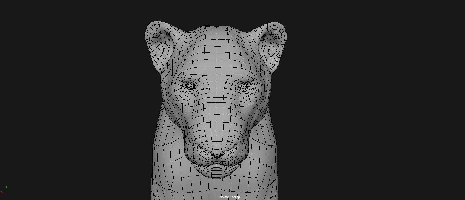 Animal - lion 3D model_1
