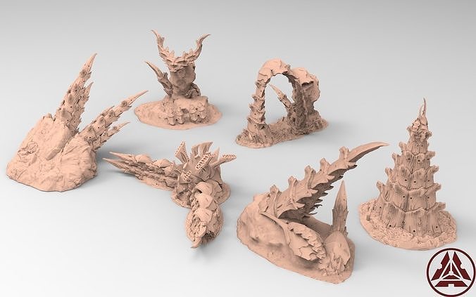 Tyty bug party terrain remix Part 6 Free 3D print model