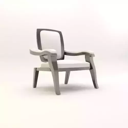 chair for living room Low-poly 3D model