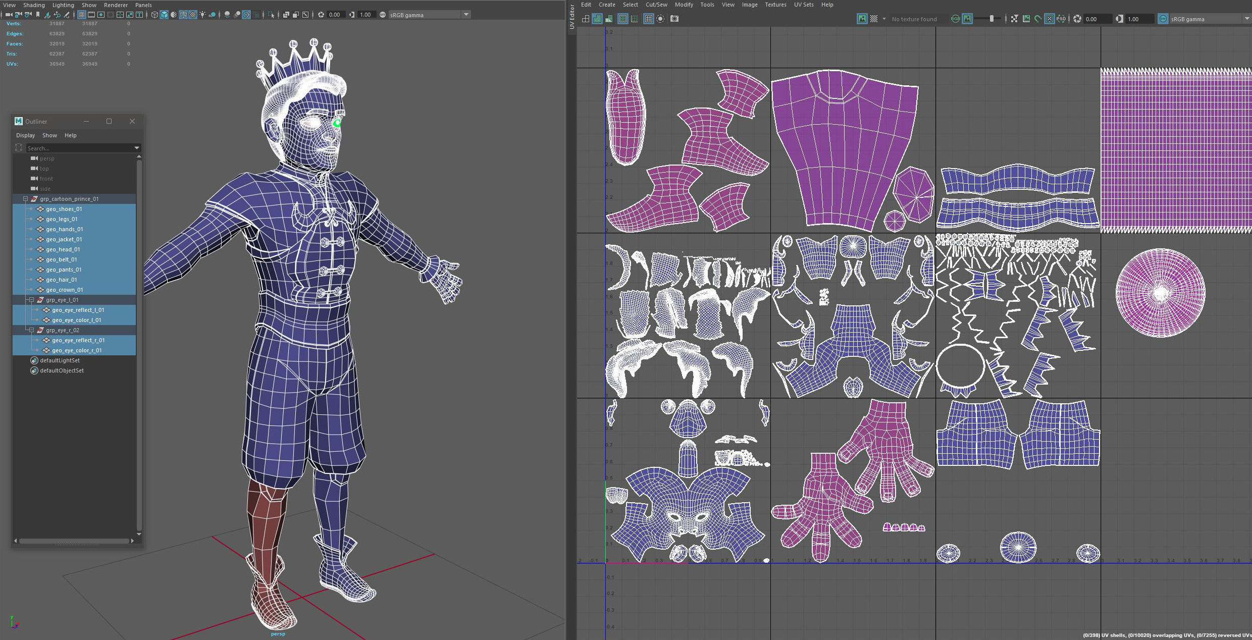 Cartoon Prince 01 3D model_21