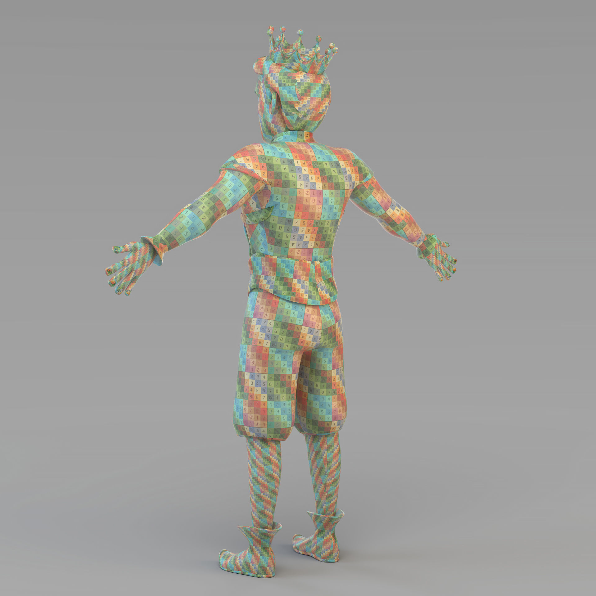 Cartoon Prince 01 3D model_19