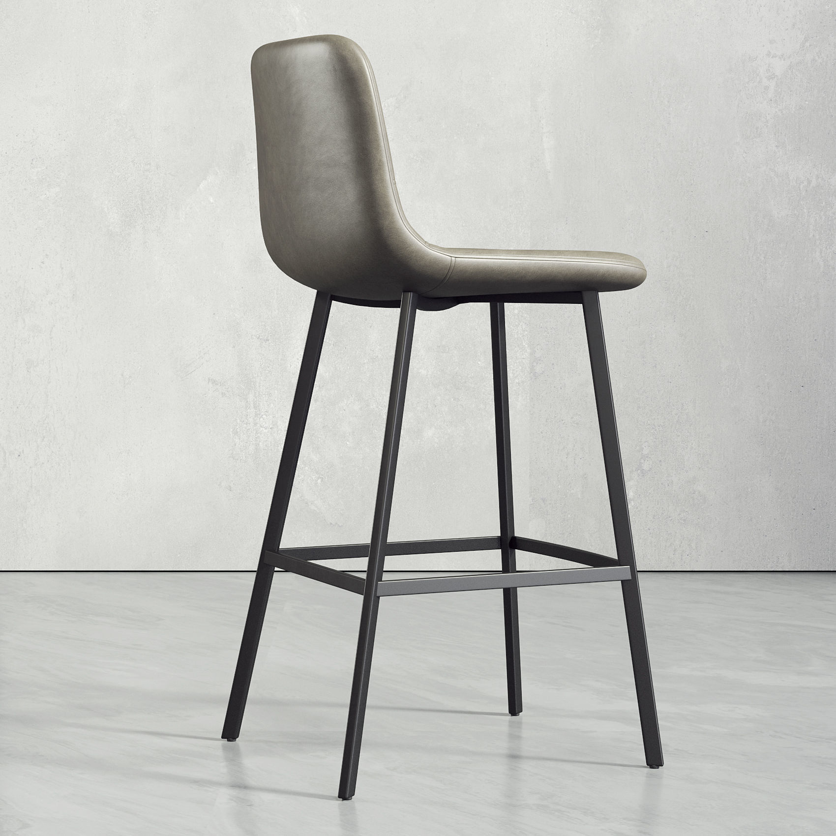 Bar stool 071 3D model_5
