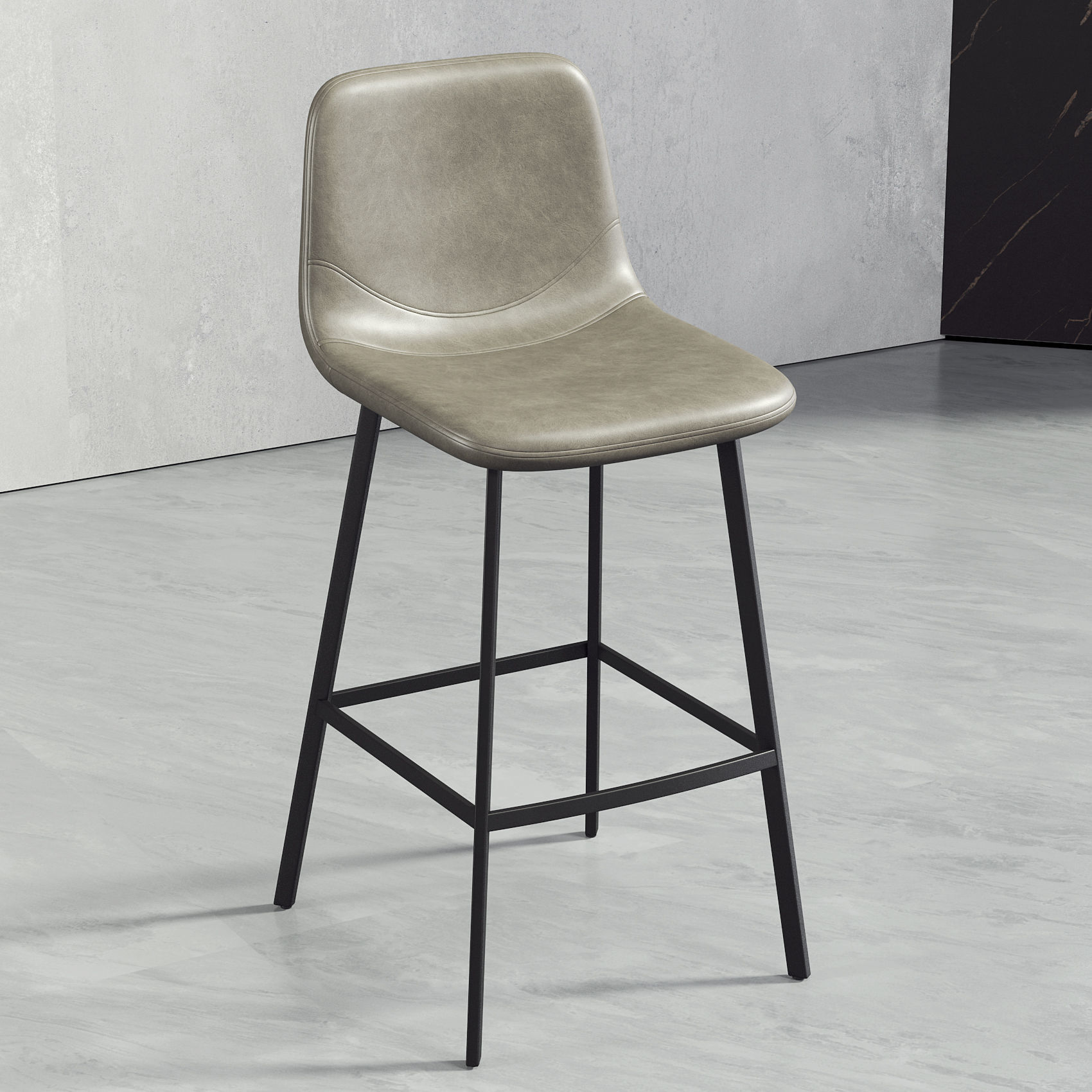 Bar stool 071 3D model_2