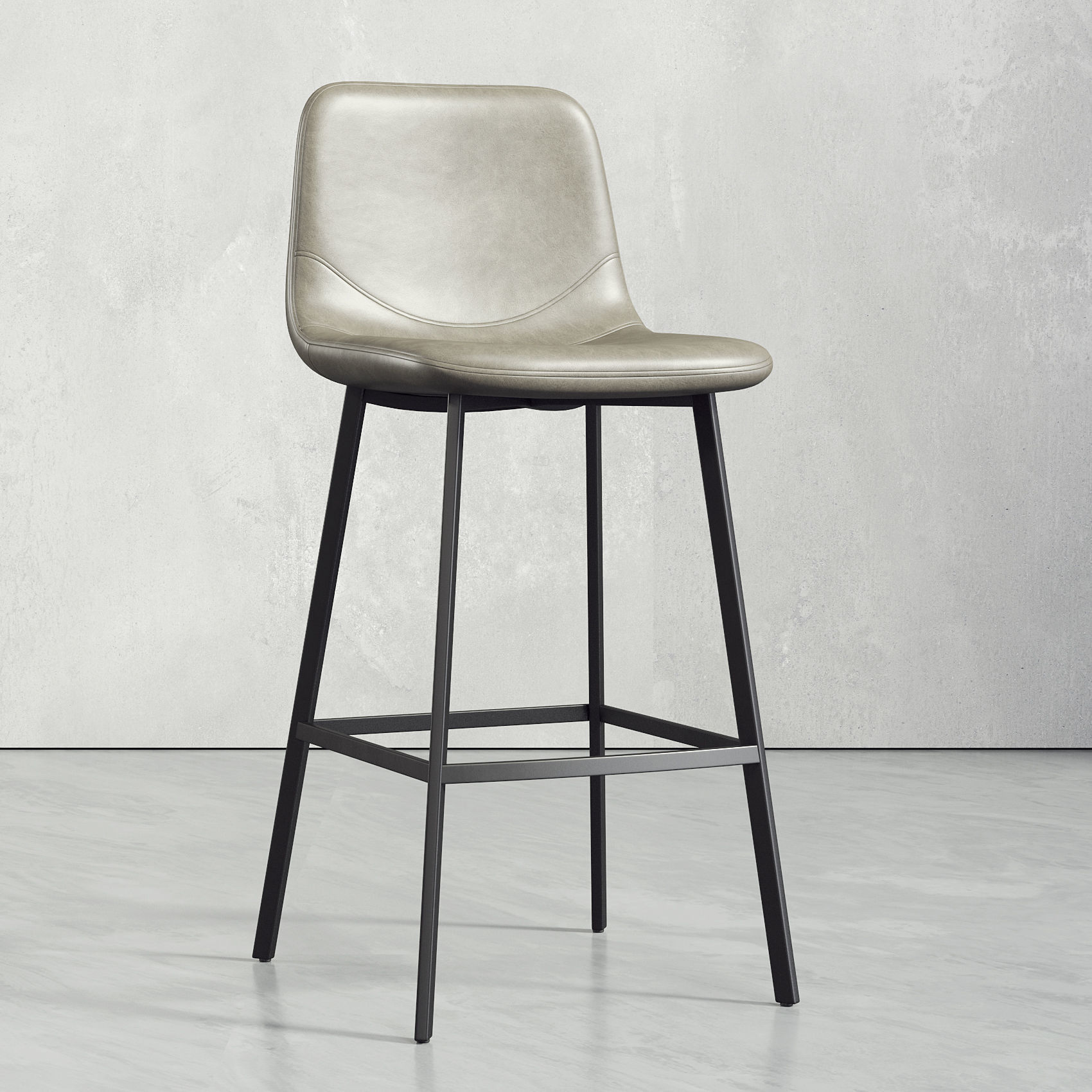 Bar stool 071 3D model_3