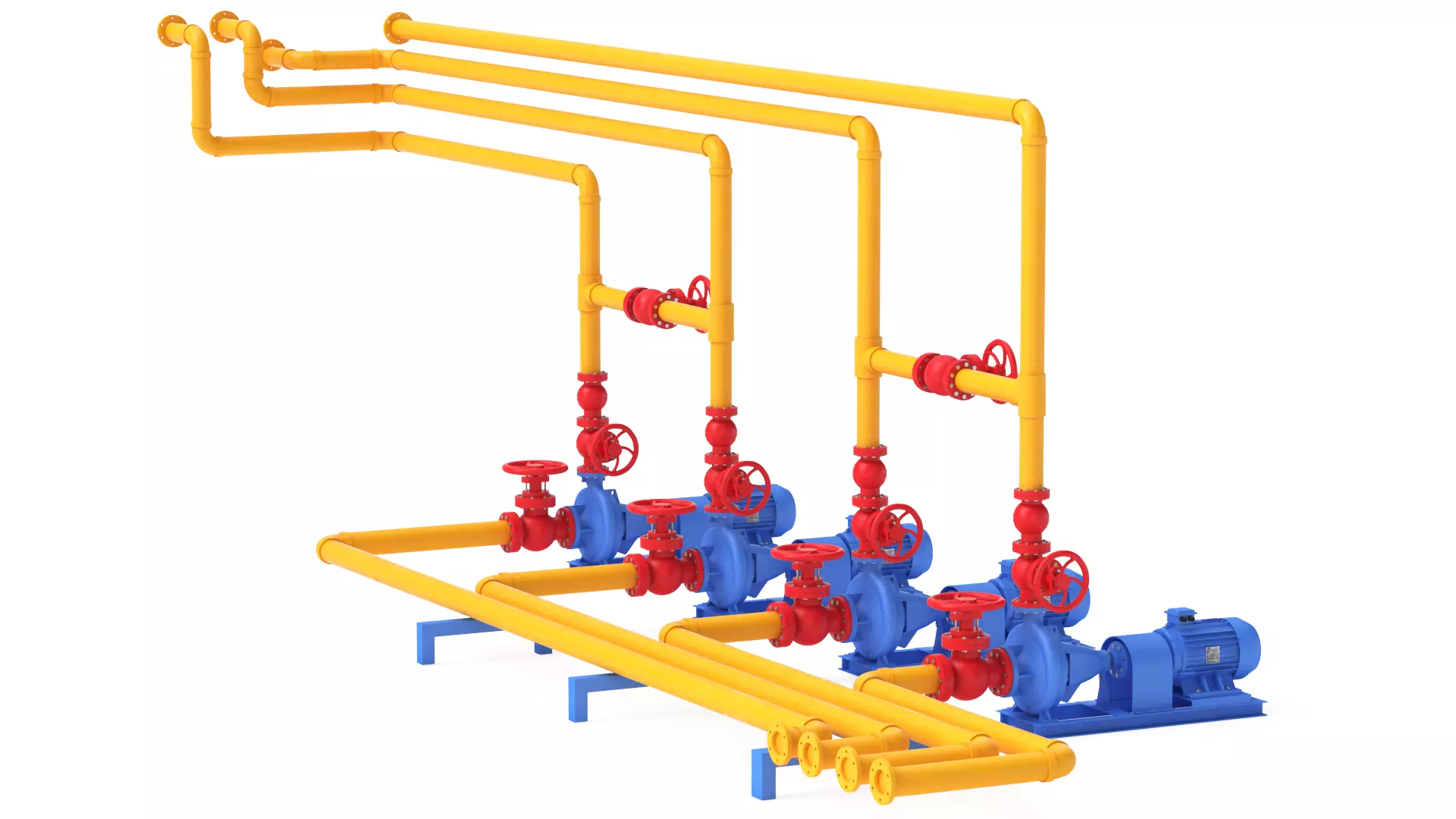 Industry Plant 01 3D model