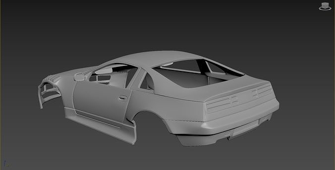 Nissan 300ZX Tuning Body For Print 3D print model 3