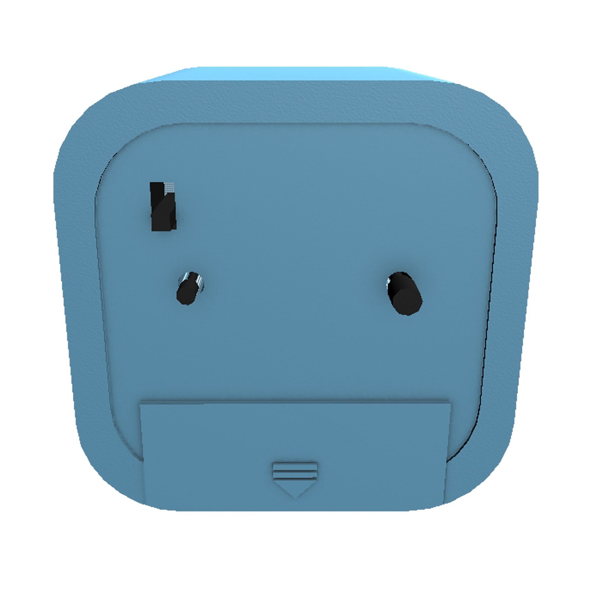 Clock two clocks 3D model_1