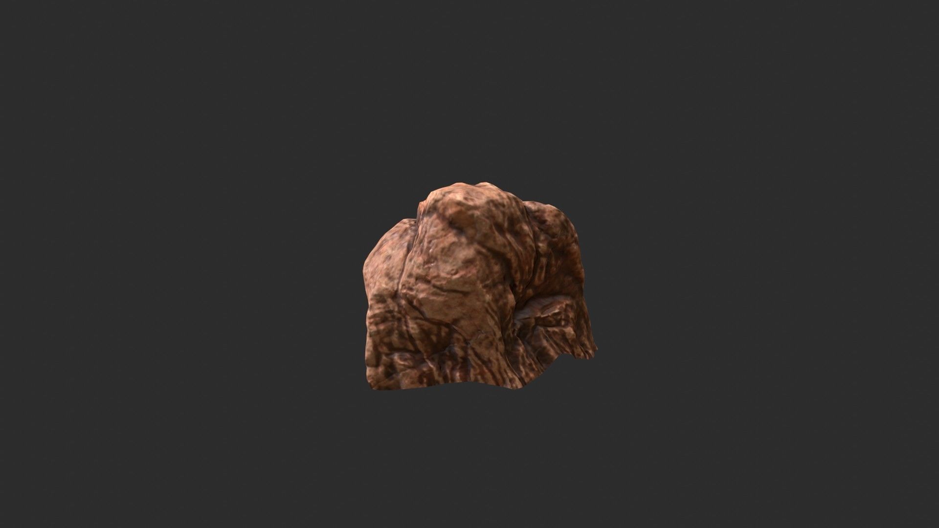 Red Desert Roks 02 Low-poly 3D model_34