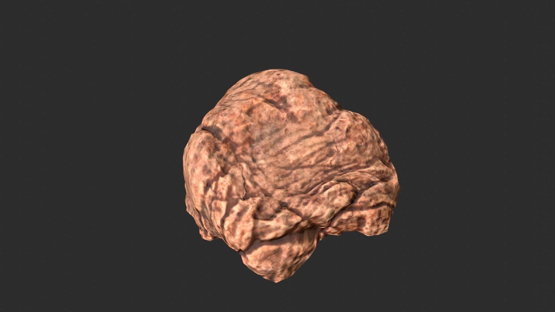 Red Desert Roks 02 Low-poly 3D model_13