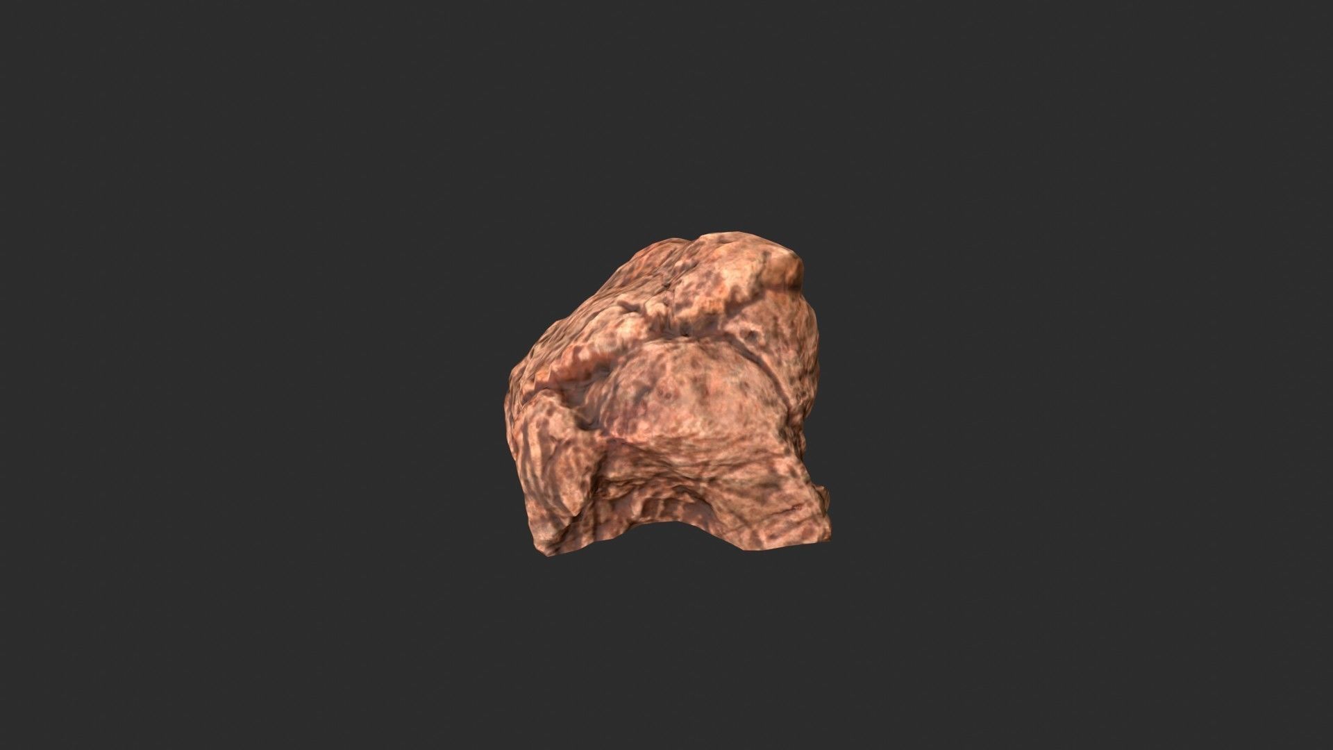 Red Desert Roks 02 Low-poly 3D model_33
