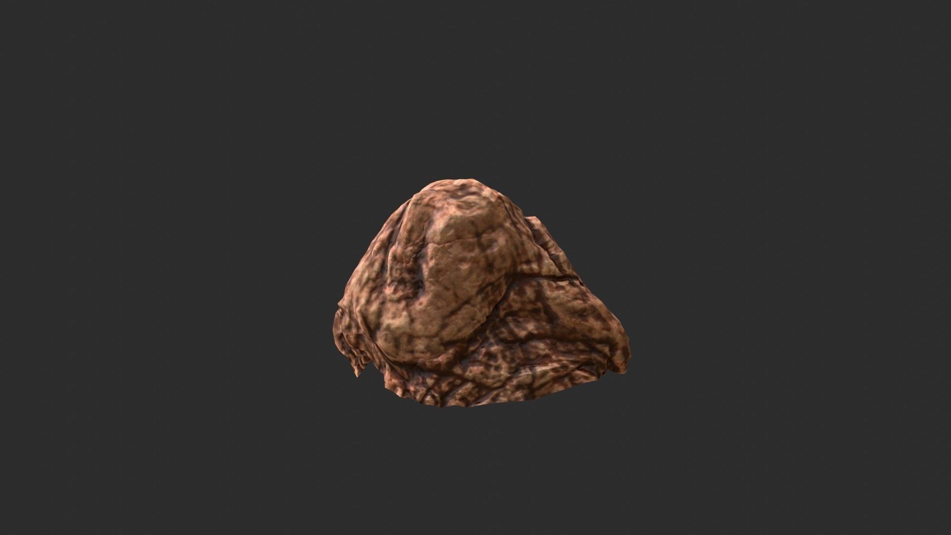 Red Desert Roks 02 Low-poly 3D model_30