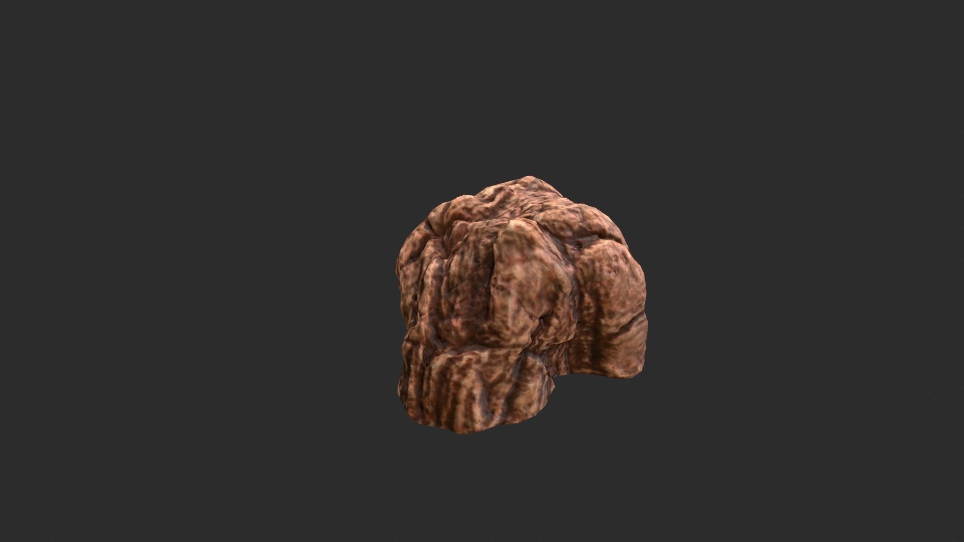 Red Desert Roks 02 Low-poly 3D model_27