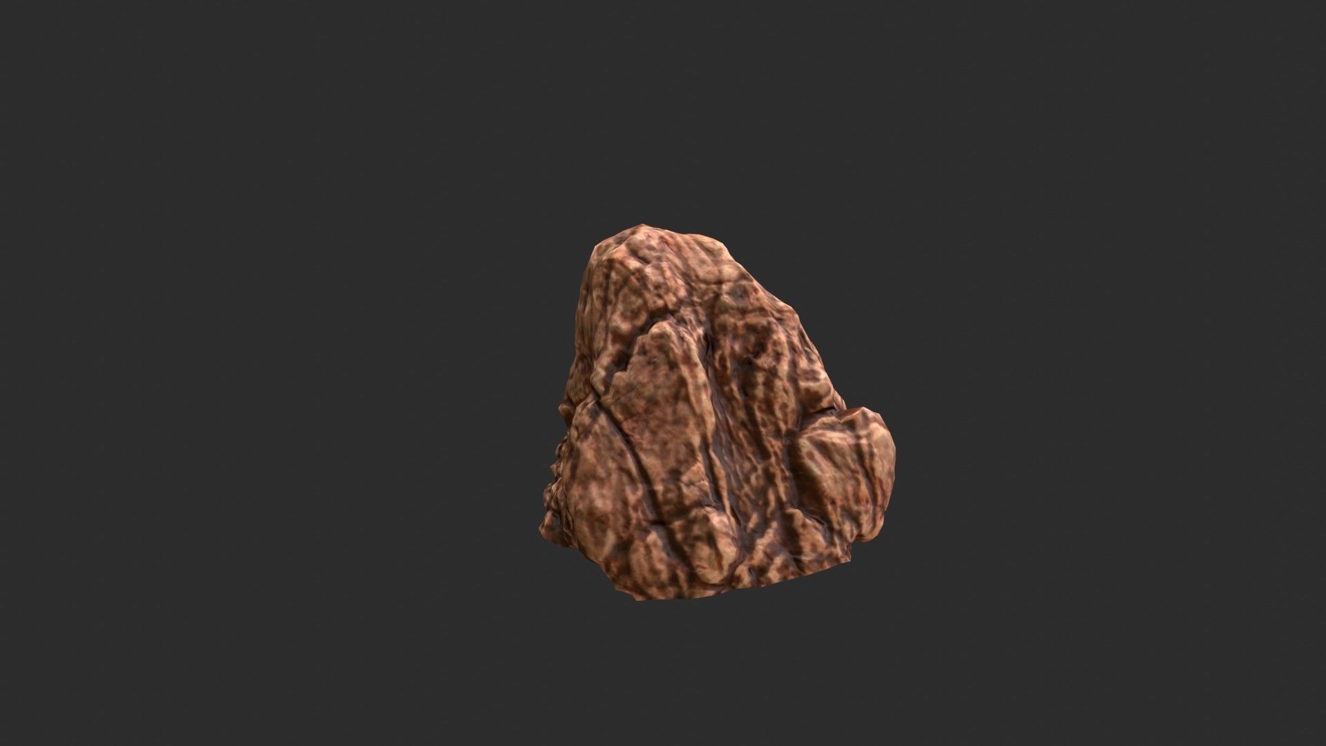 Red Desert Roks 02 Low-poly 3D model_31