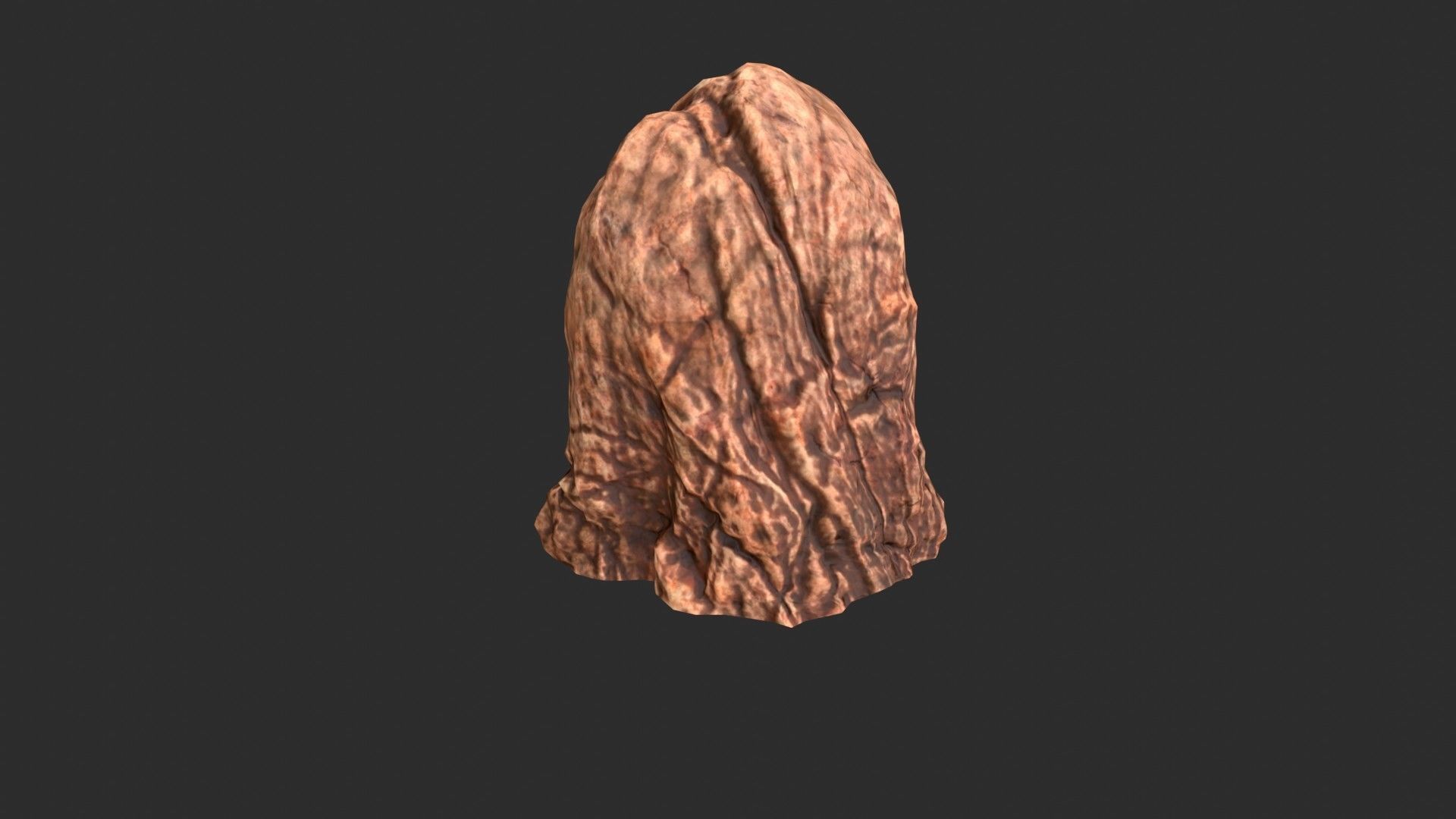 Red Desert Roks 02 Low-poly 3D model_36