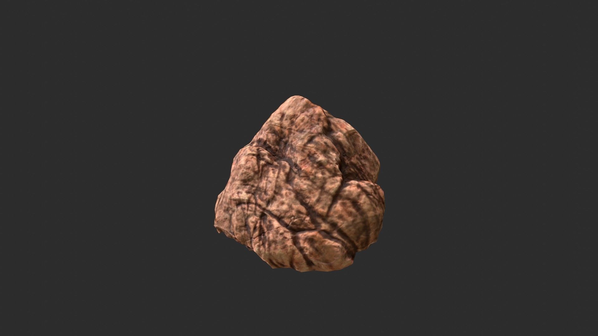 Red Desert Roks 02 Low-poly 3D model_22