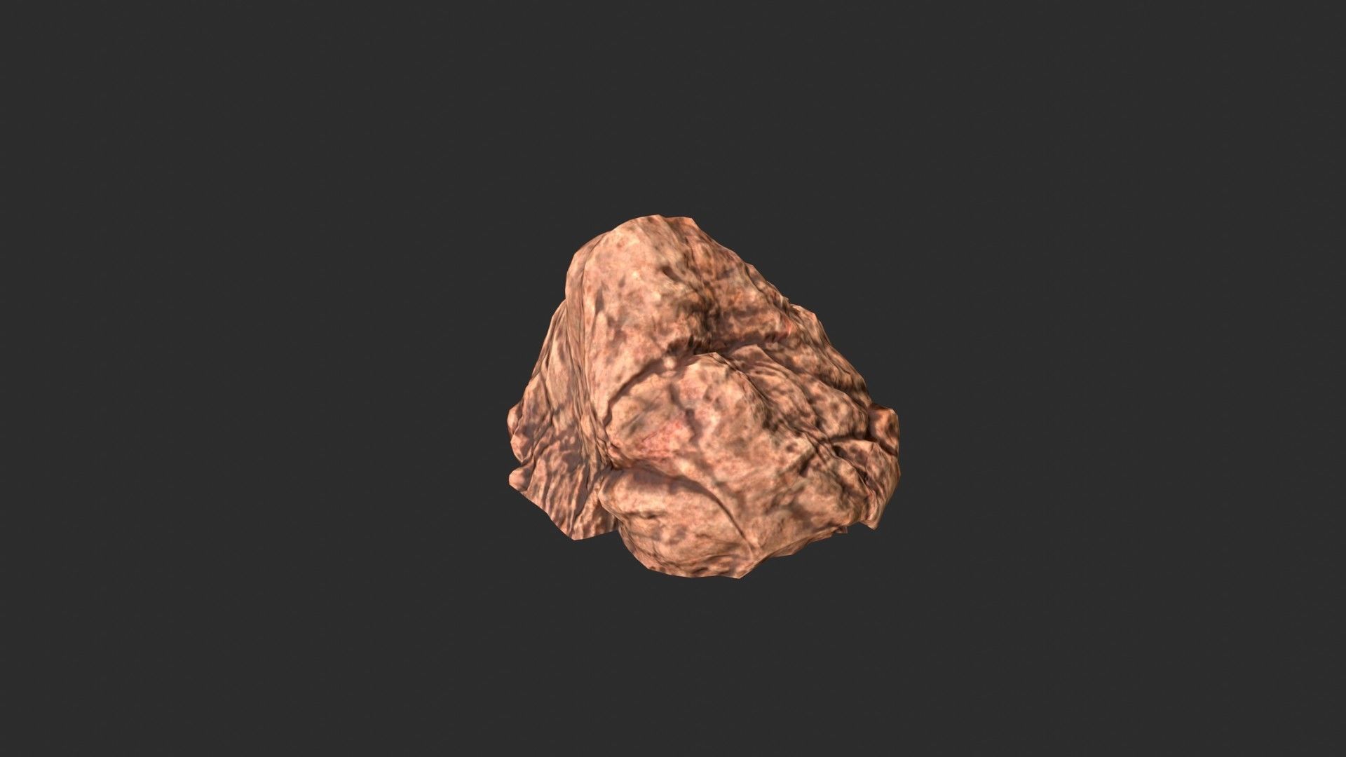 Red Desert Roks 02 Low-poly 3D model_21
