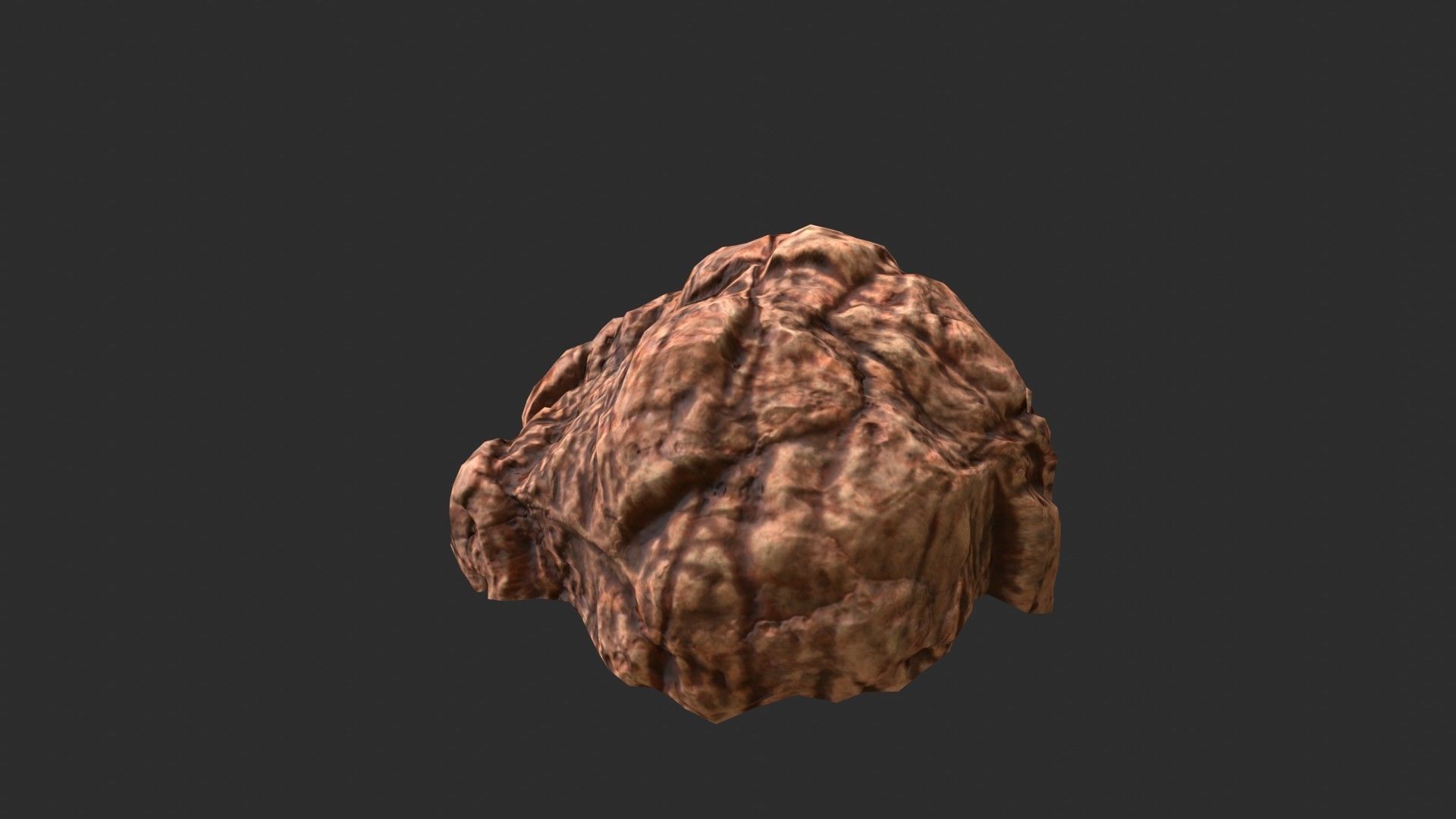 Red Desert Roks 02 Low-poly 3D model_18