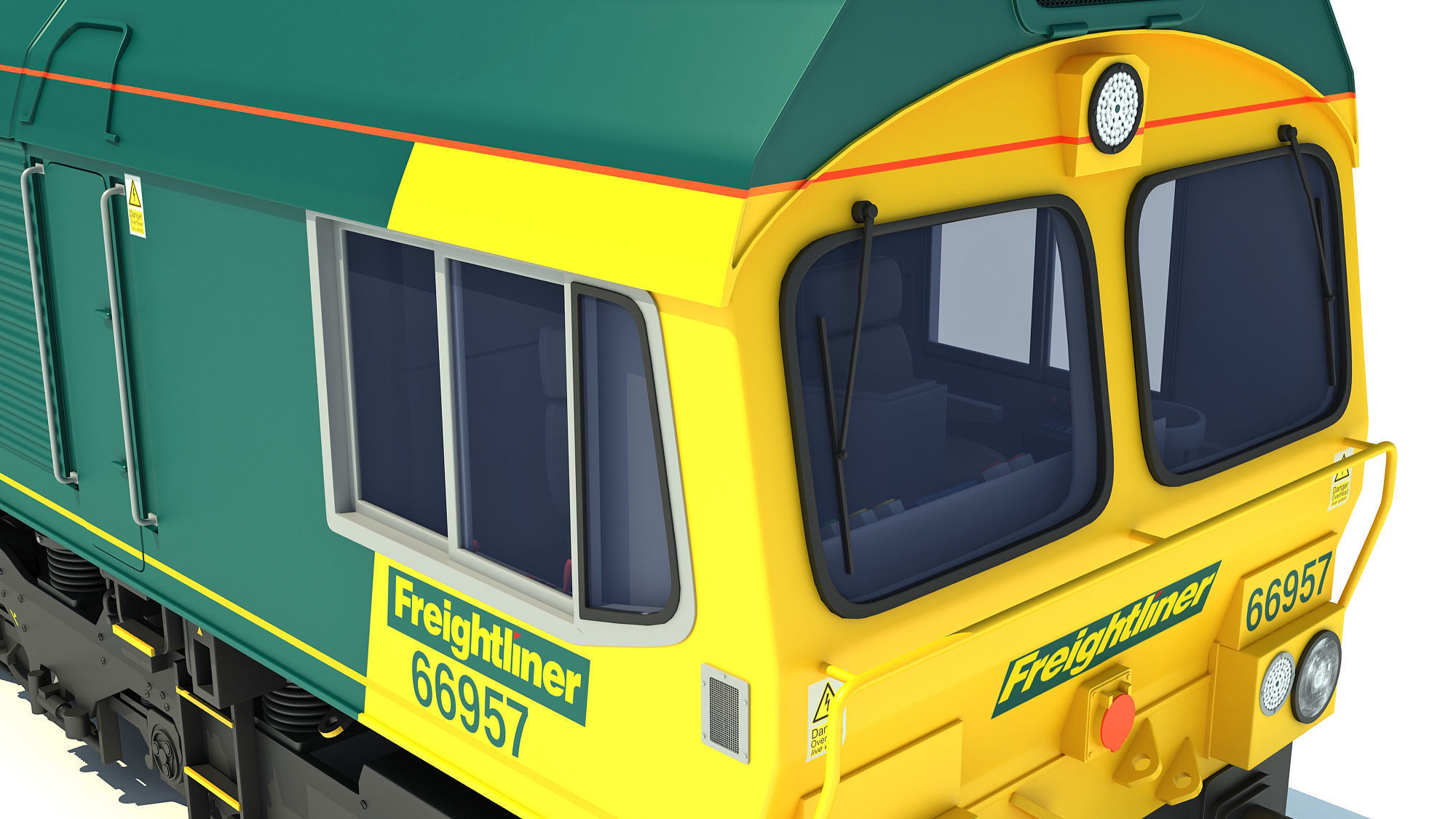 British Rail Class 66 3D model_13