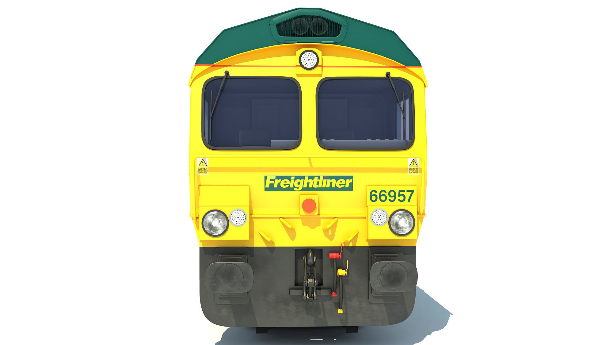 British Rail Class 66 3D model_7