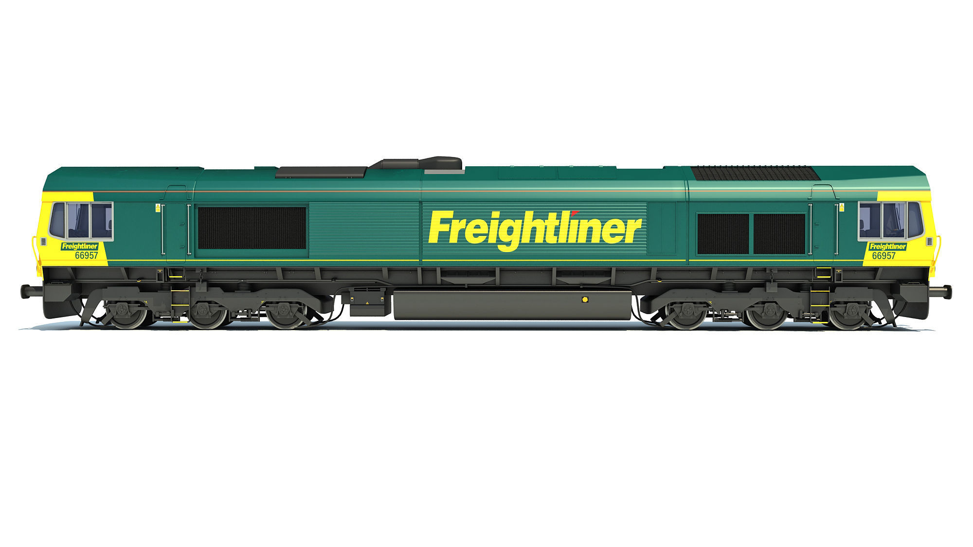 British Rail Class 66 3D model_5
