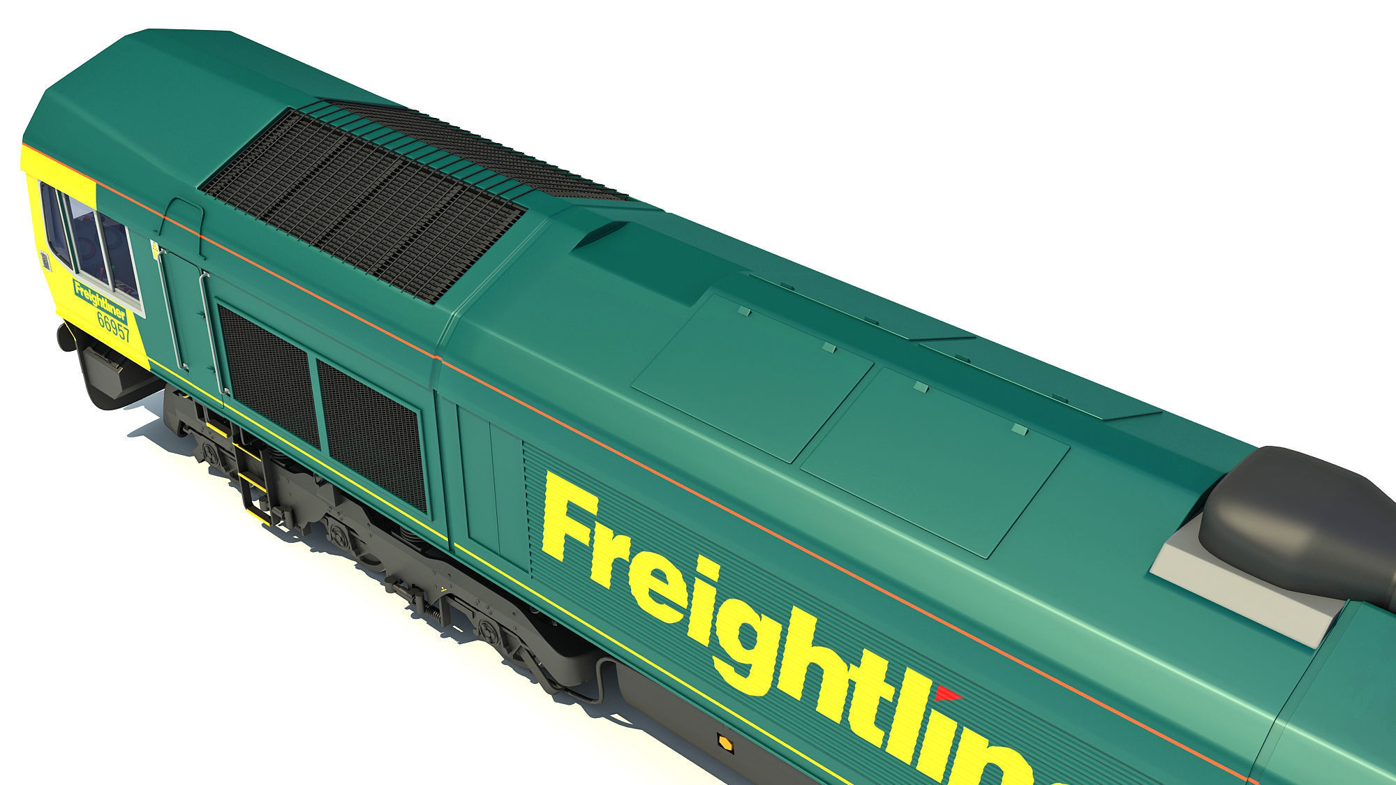 British Rail Class 66 3D model_15
