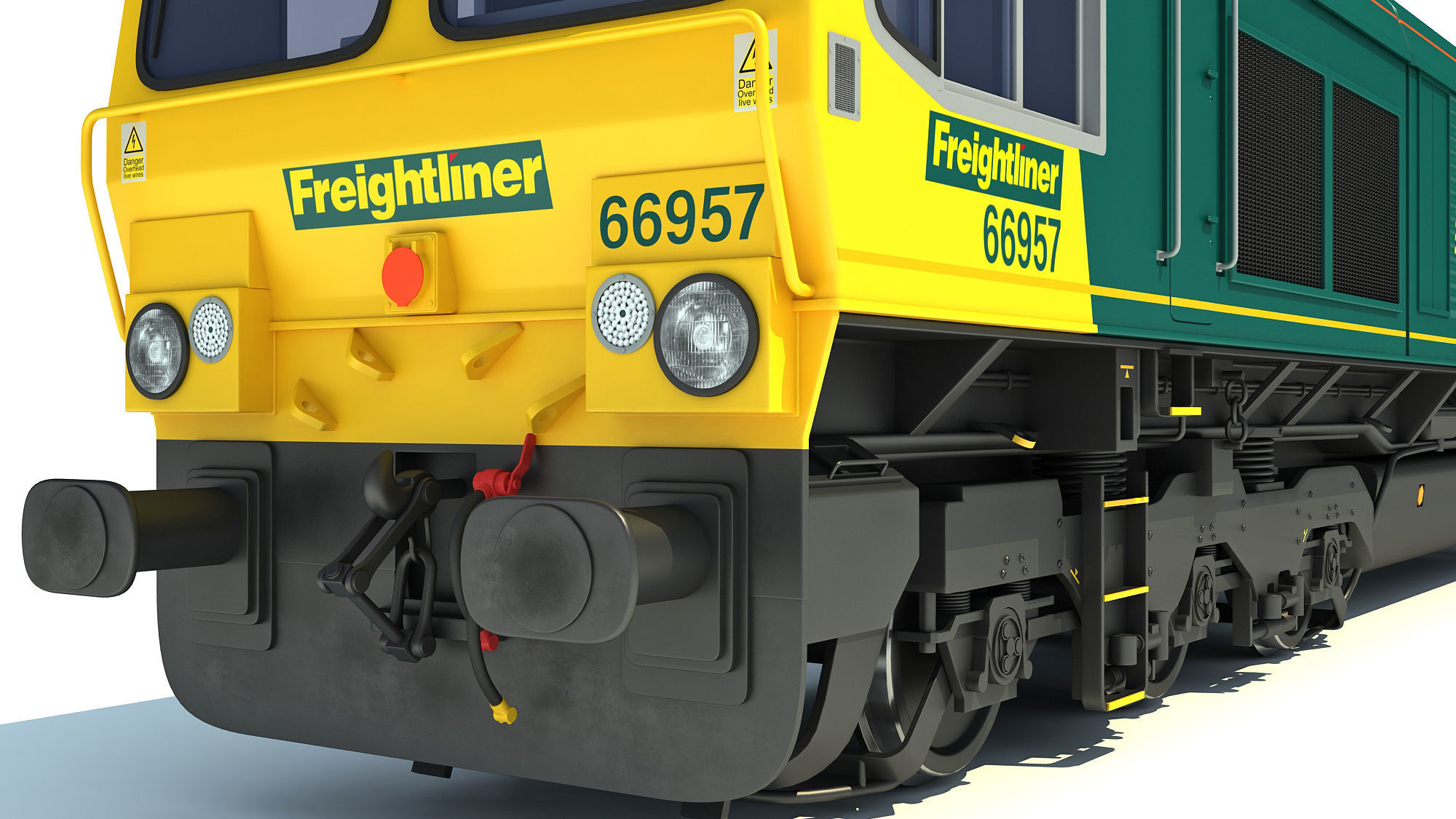 British Rail Class 66 3D model_9