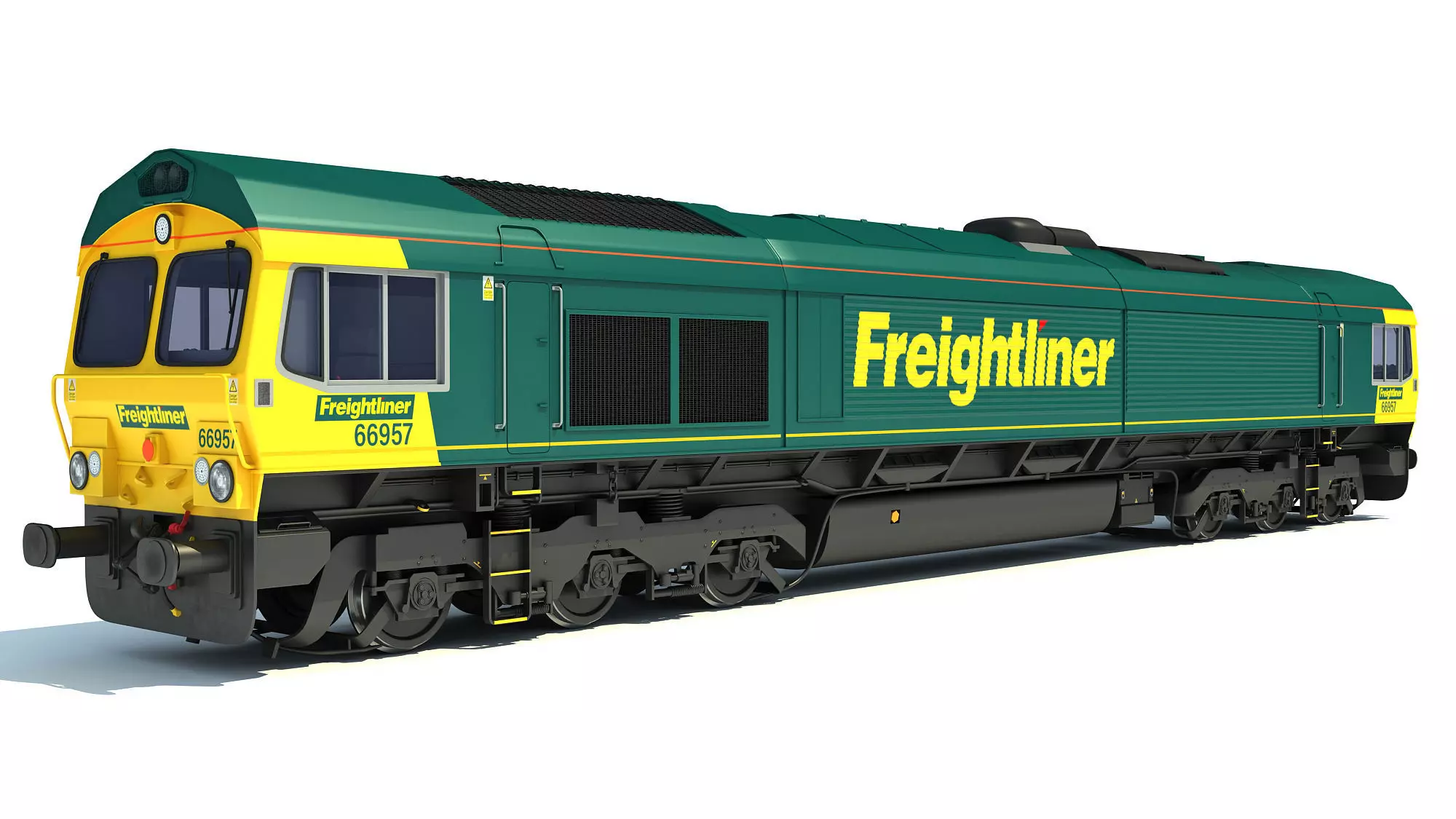 British Rail Class 66 3D model_0