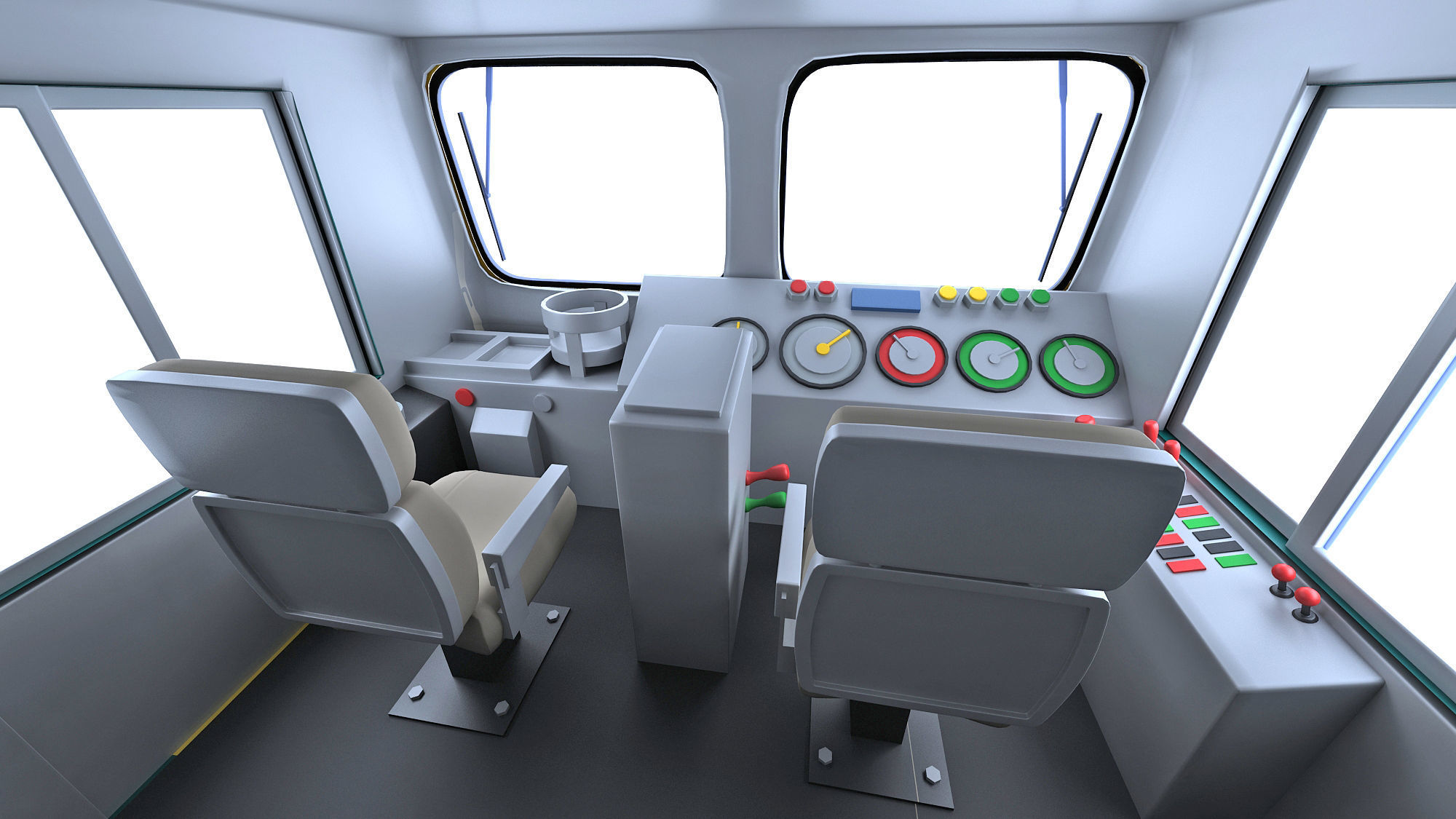 British Rail Class 66 3D model_8