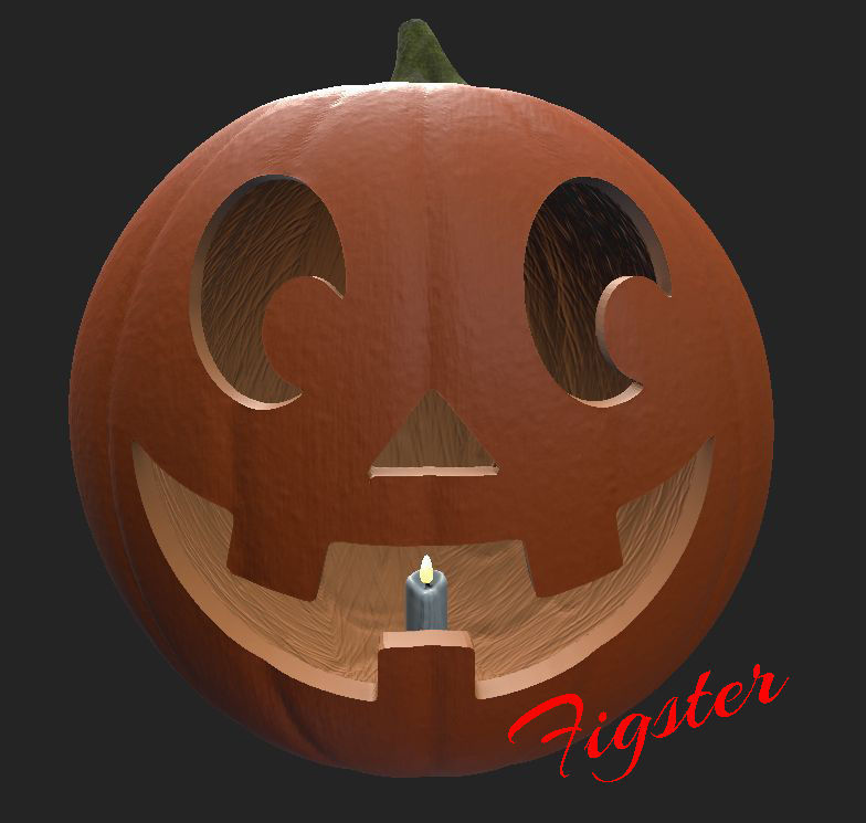 Pumpkin v03 2020 3D model_2
