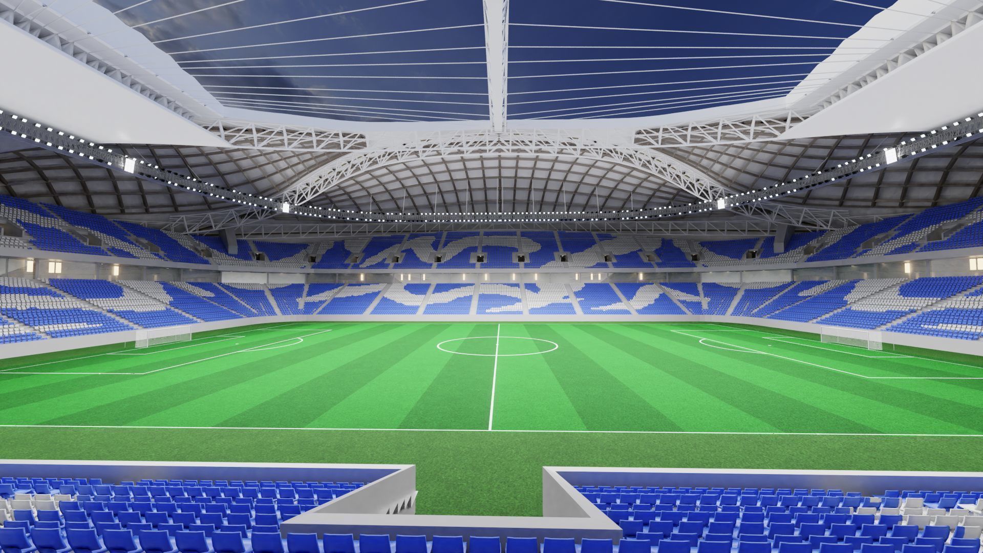 Fifa world cup 2022 qatar stadiums 3D Model Collection_42