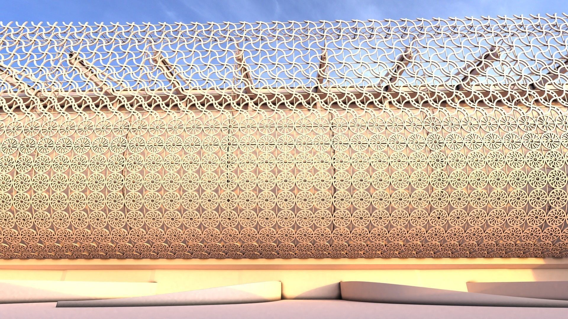 Fifa world cup 2022 qatar stadiums 3D Model Collection_72