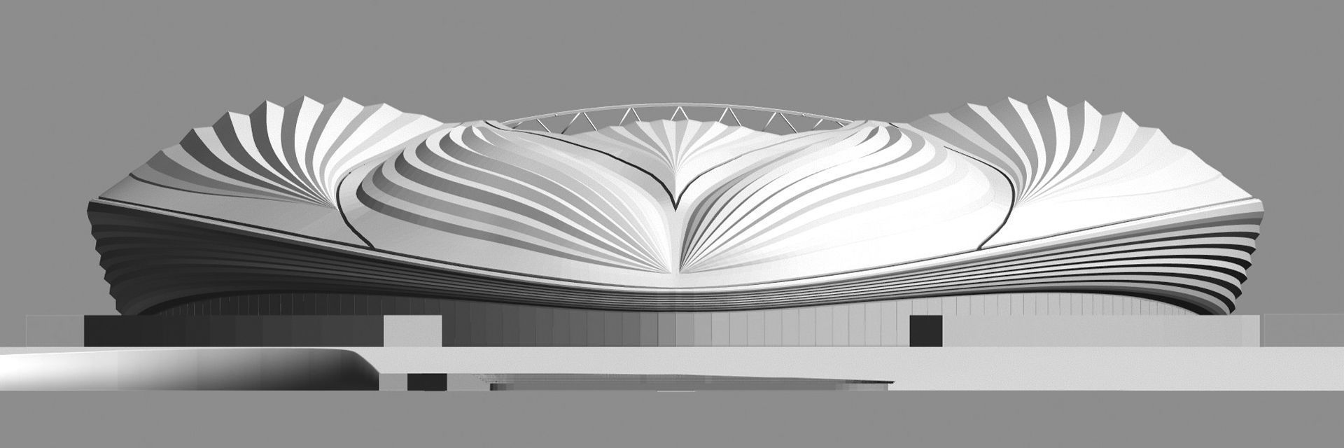 Fifa world cup 2022 qatar stadiums 3D Model Collection_45