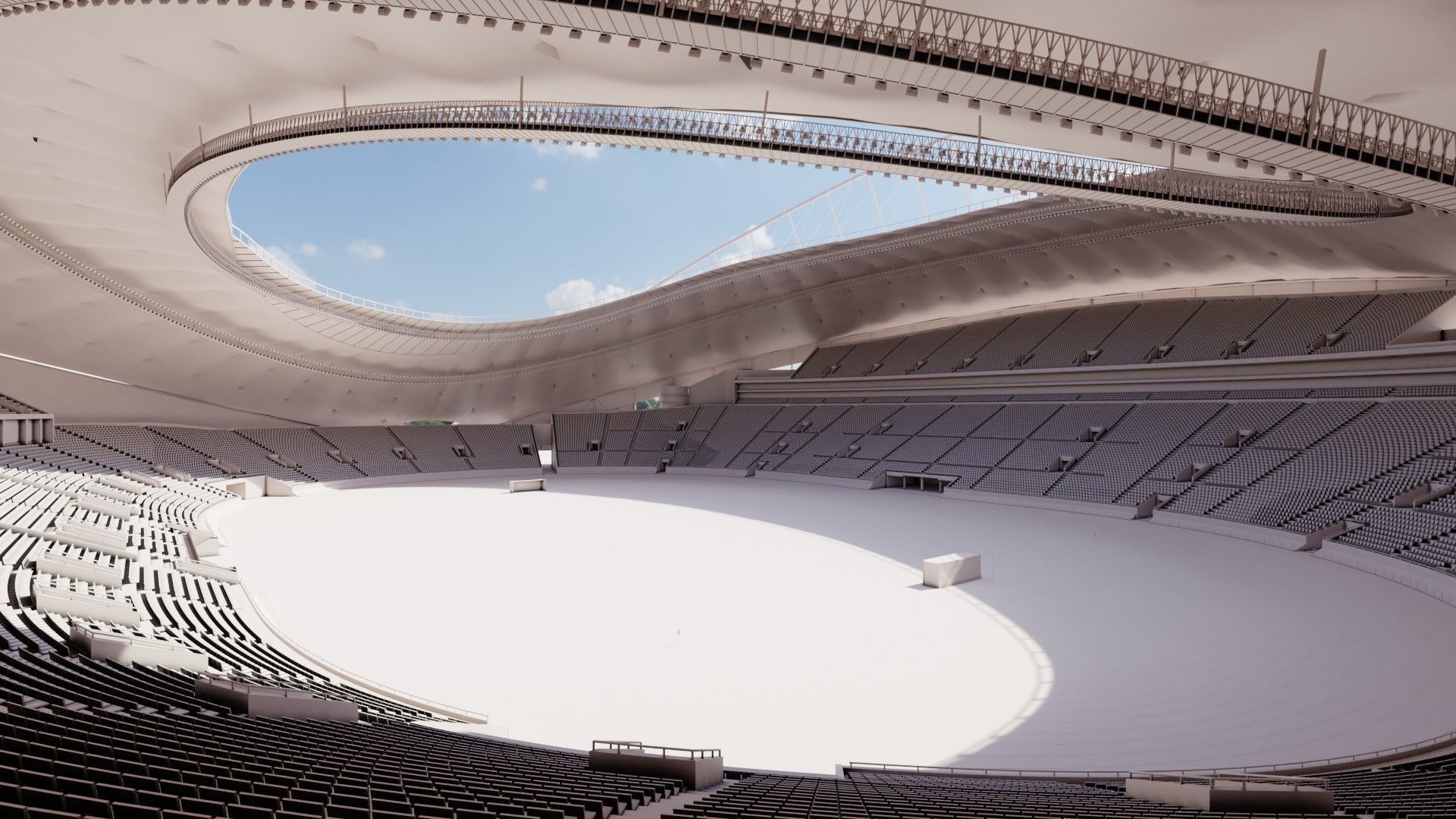 Fifa world cup 2022 qatar stadiums 3D Model Collection_90