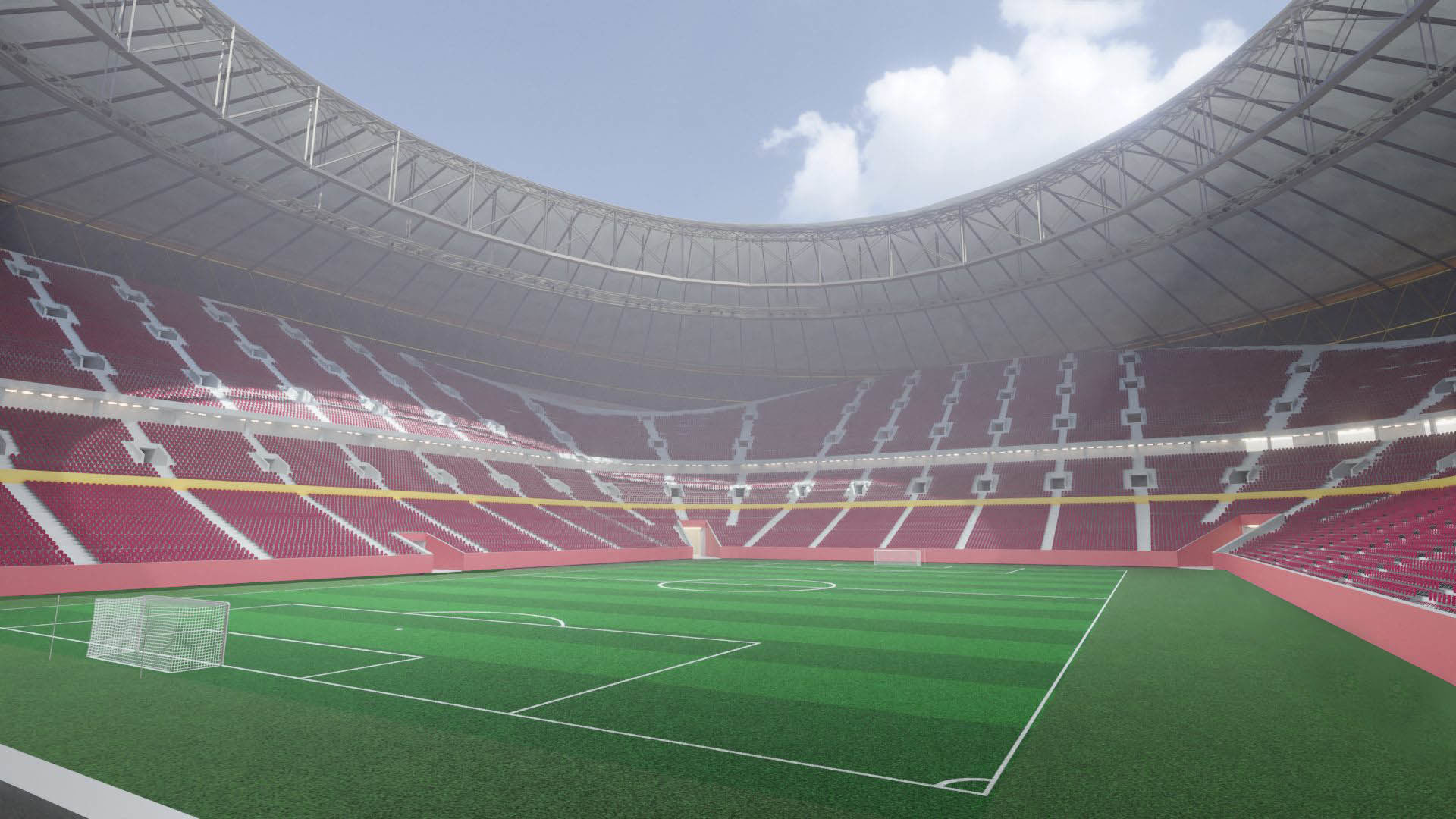 Fifa world cup 2022 qatar stadiums 3D Model Collection_54