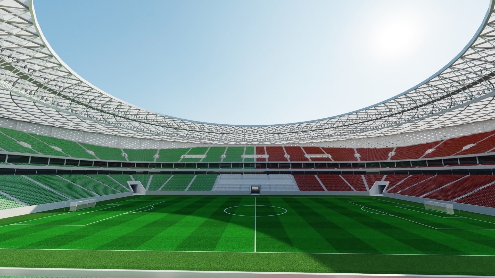 Fifa world cup 2022 qatar stadiums 3D Model Collection_117