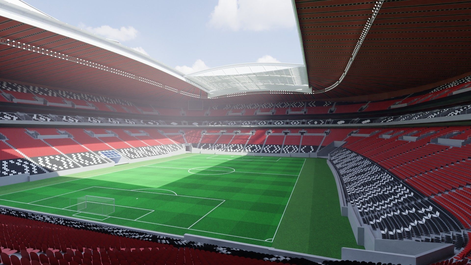 Fifa world cup 2022 qatar stadiums 3D Model Collection_82