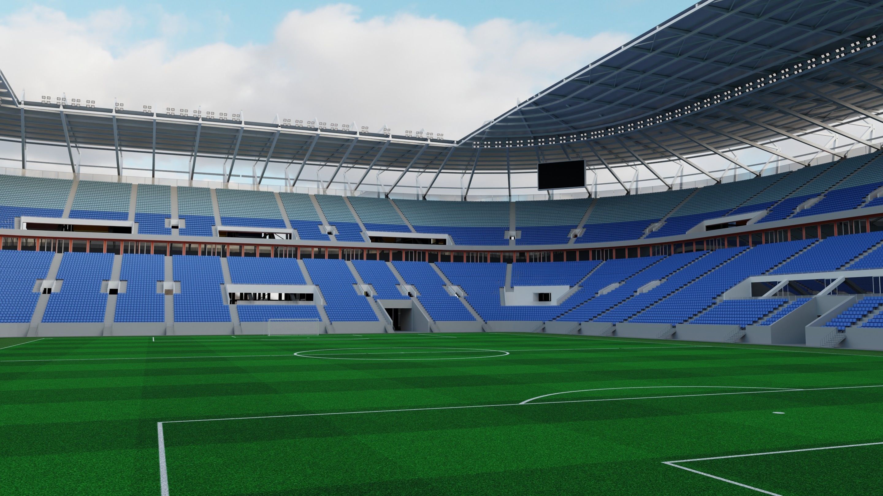 Fifa world cup 2022 qatar stadiums 3D Model Collection_108