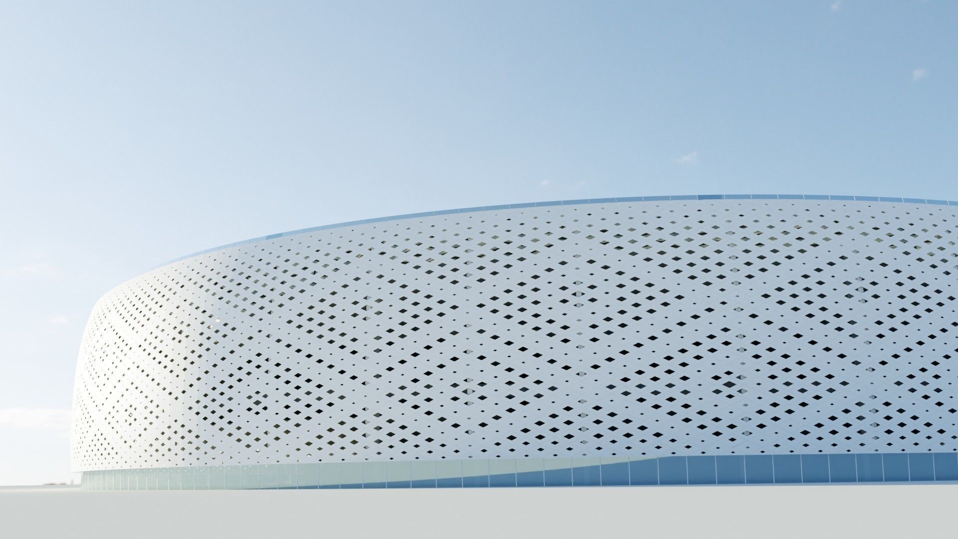 Fifa world cup 2022 qatar stadiums 3D Model Collection_124