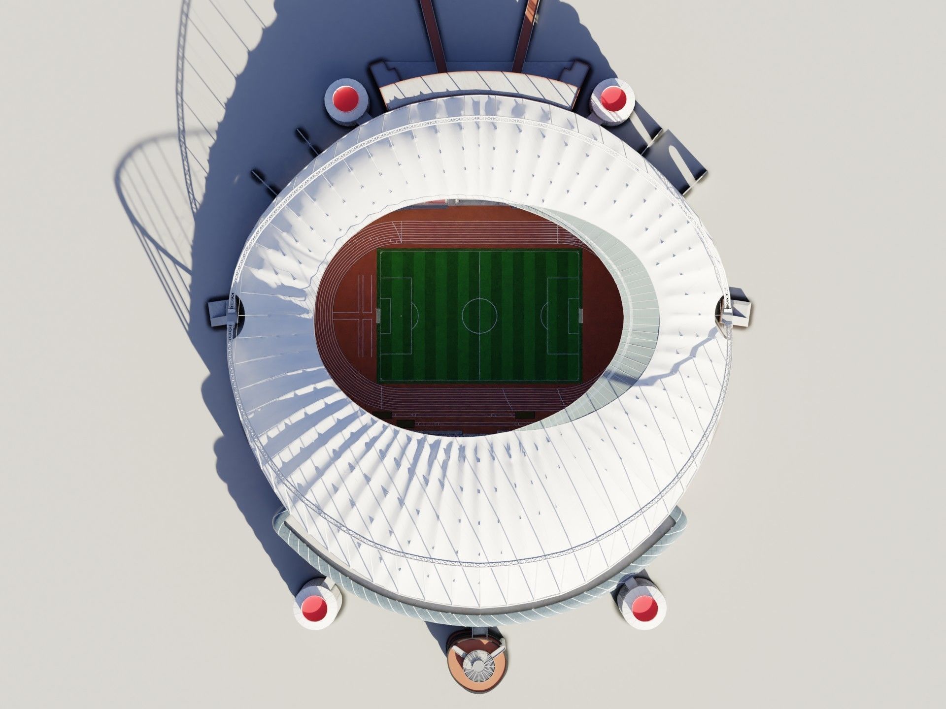 Fifa world cup 2022 qatar stadiums 3D Model Collection_96