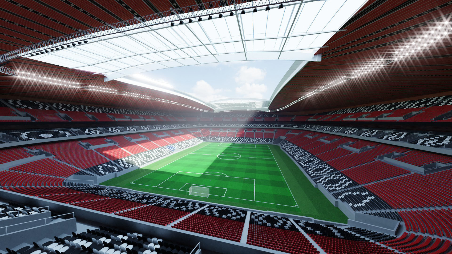 Fifa world cup 2022 qatar stadiums 3D Model Collection_84