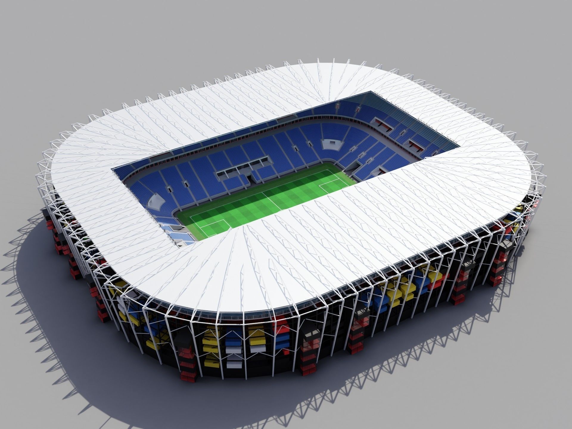 Fifa world cup 2022 qatar stadiums 3D Model Collection_101