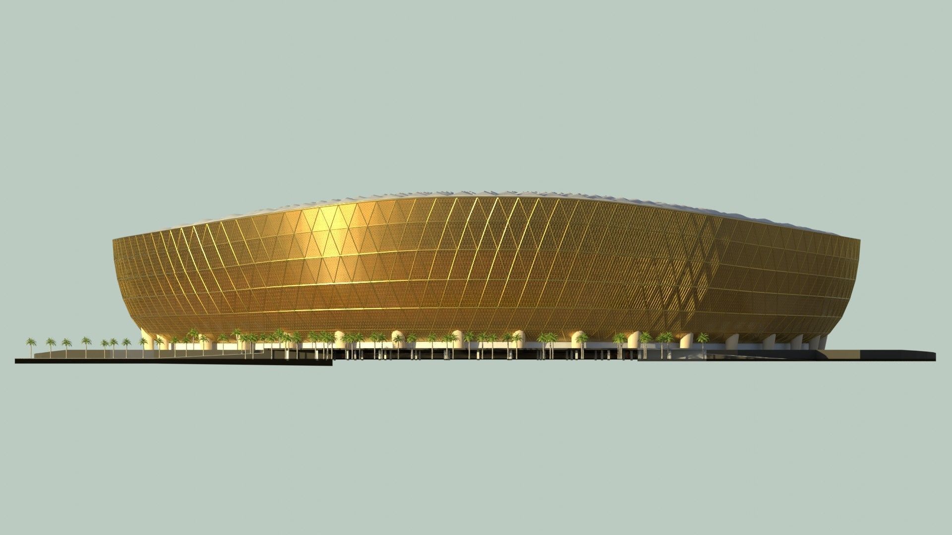 Fifa world cup 2022 qatar stadiums 3D Model Collection_56