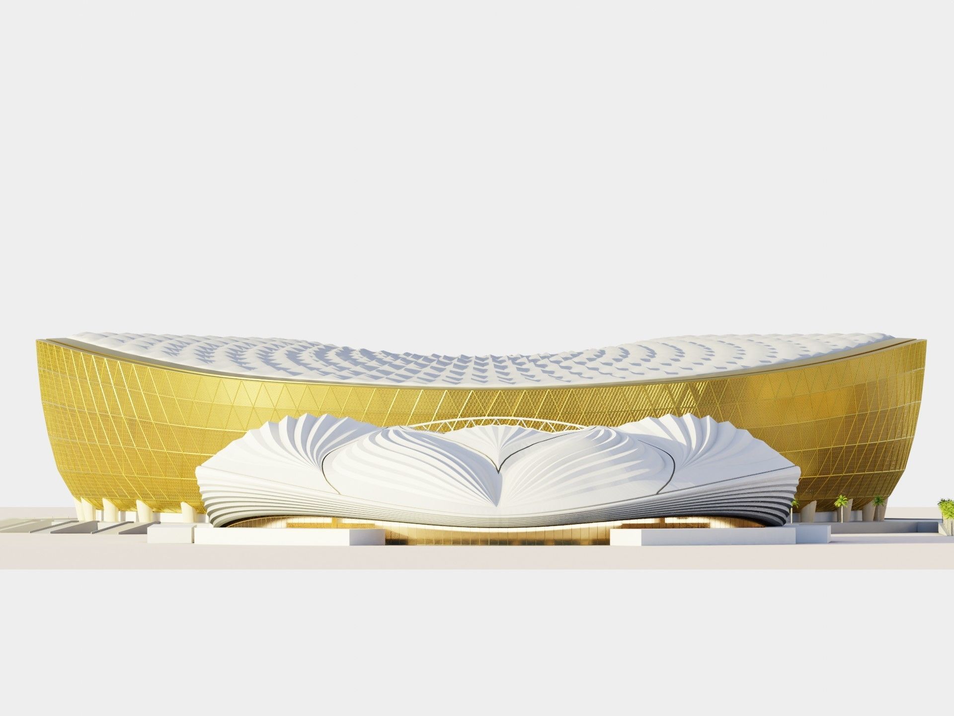 Fifa world cup 2022 qatar stadiums 3D Model Collection_21