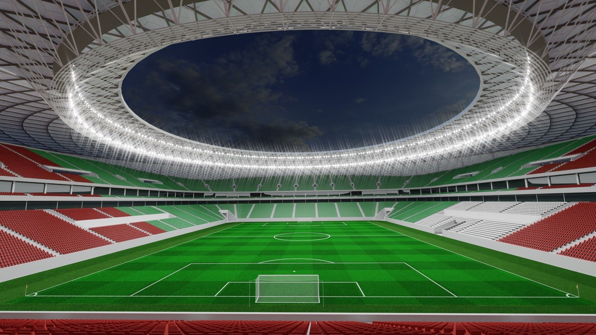 Fifa world cup 2022 qatar stadiums 3D Model Collection_121