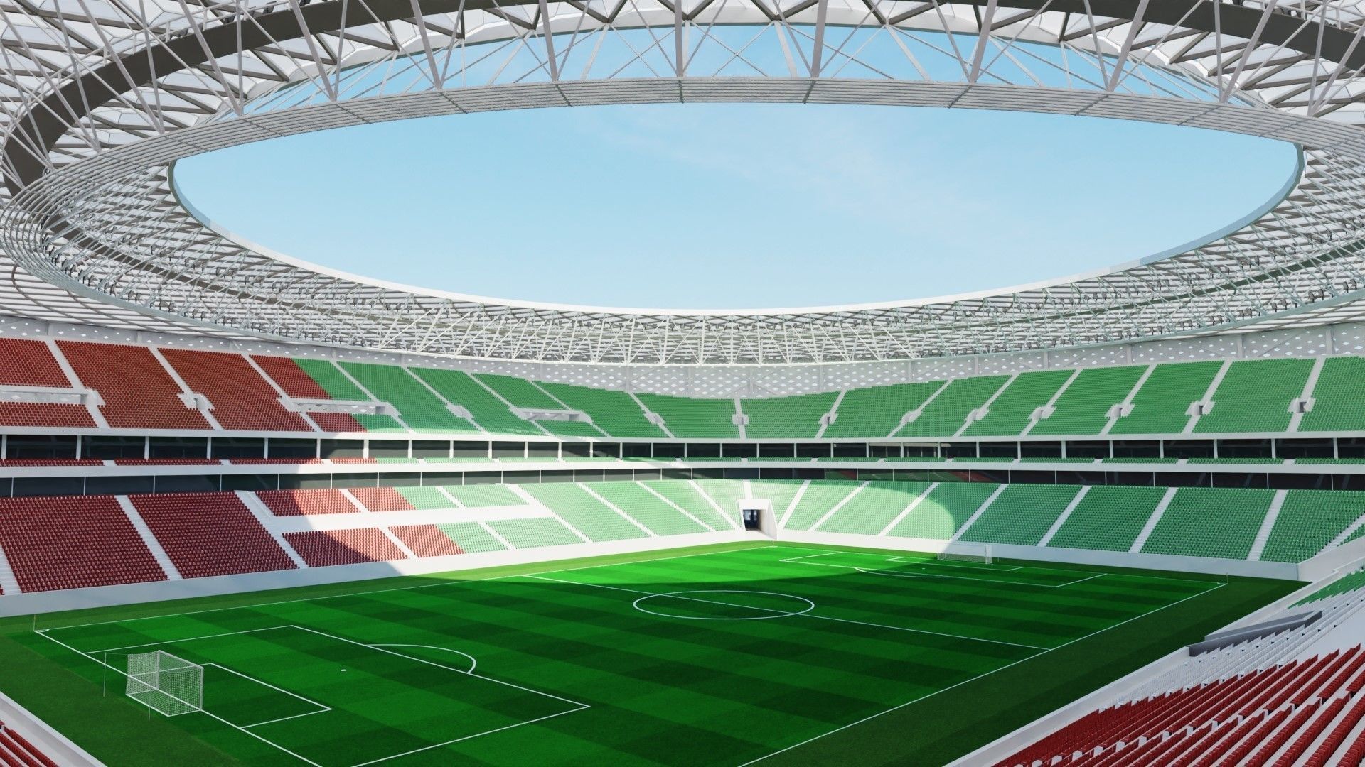 Fifa world cup 2022 qatar stadiums 3D Model Collection_114