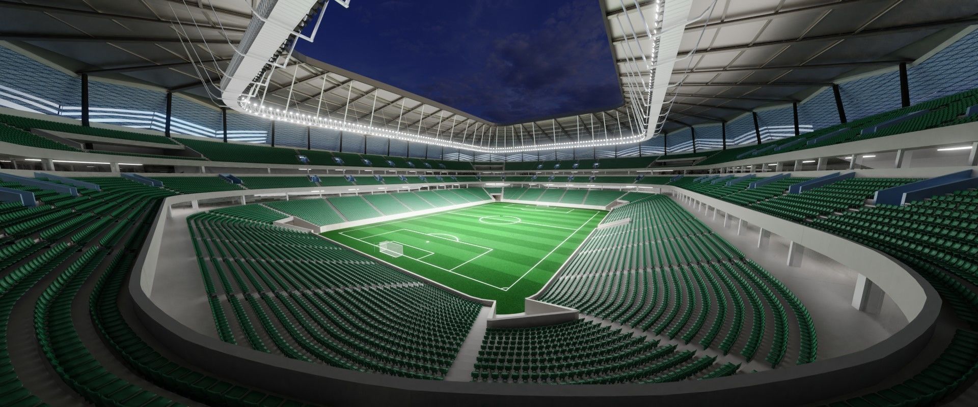 Fifa world cup 2022 qatar stadiums 3D Model Collection_27