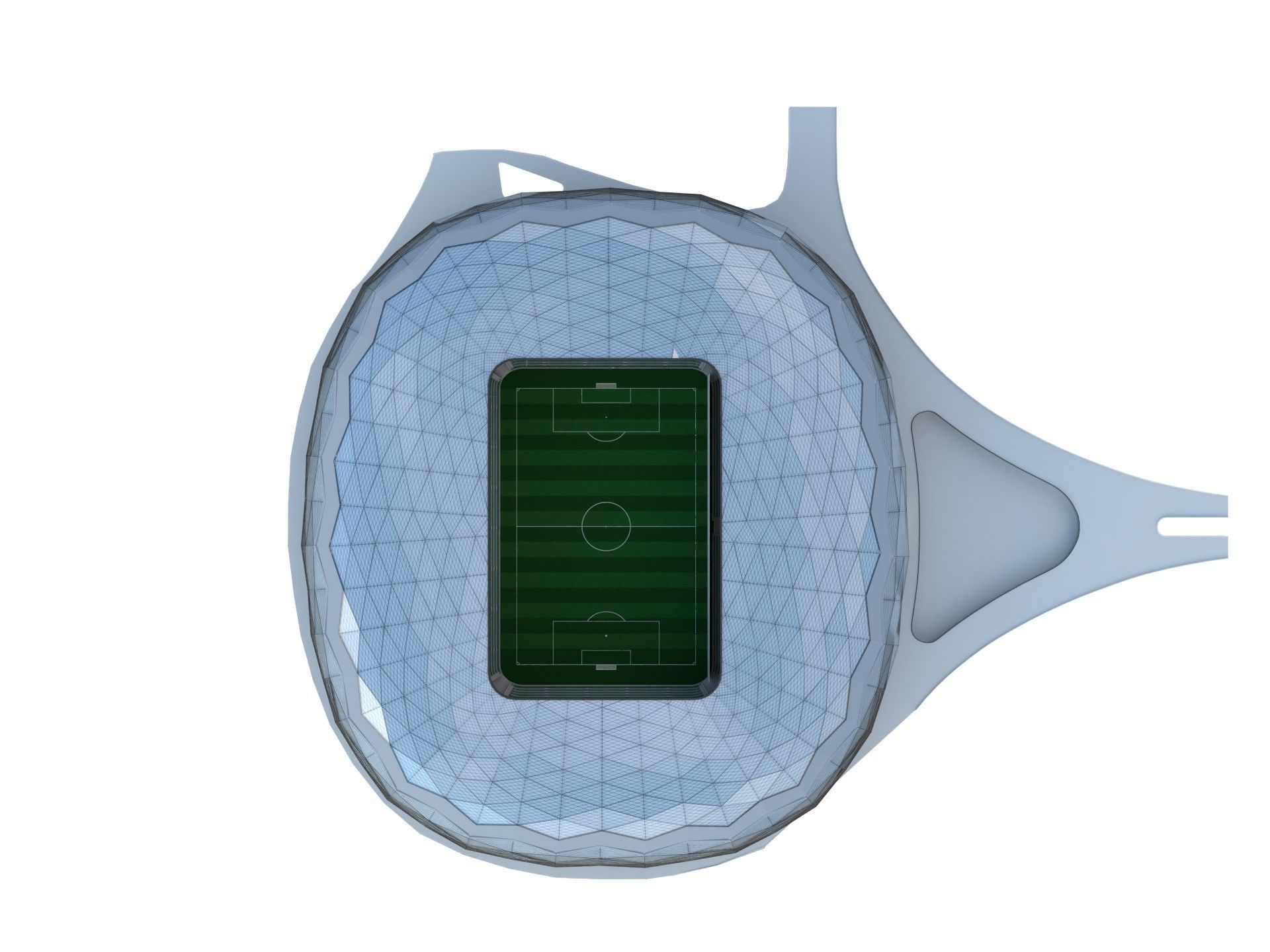 Fifa world cup 2022 qatar stadiums 3D Model Collection_30