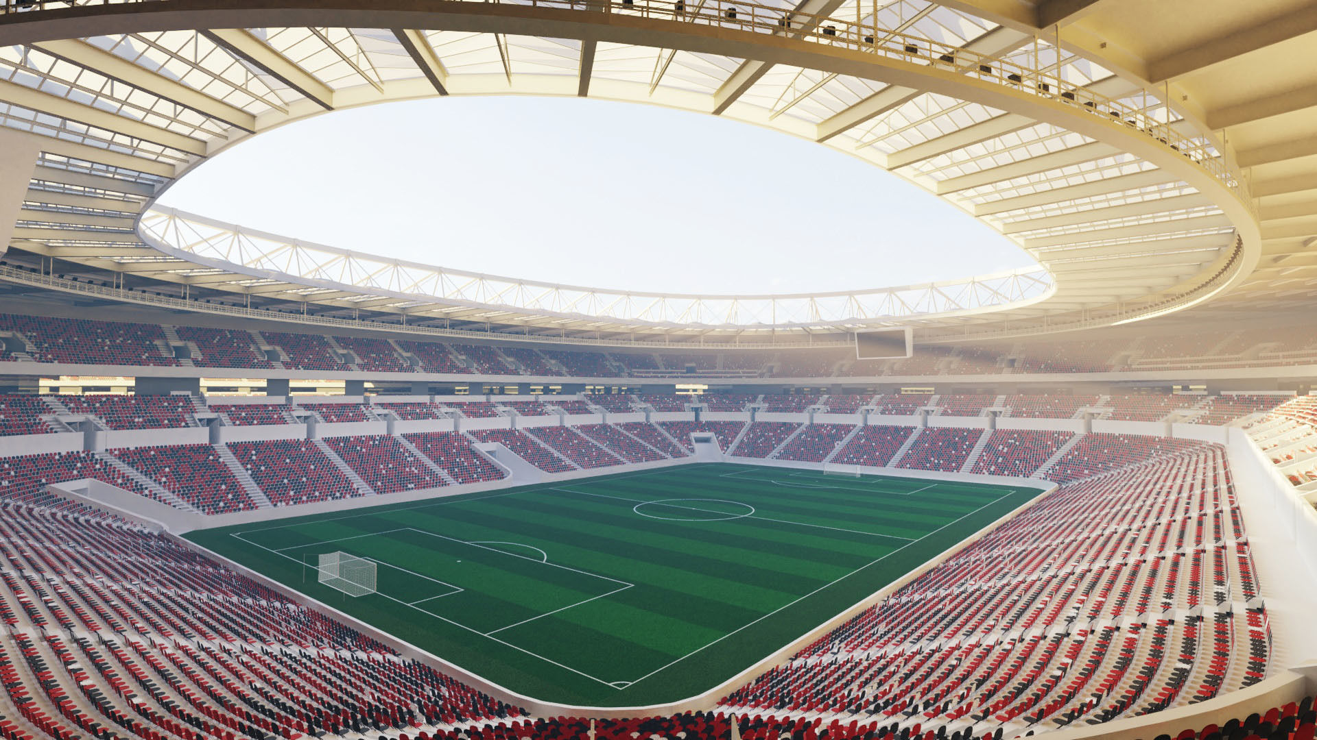 Fifa world cup 2022 qatar stadiums 3D Model Collection_63